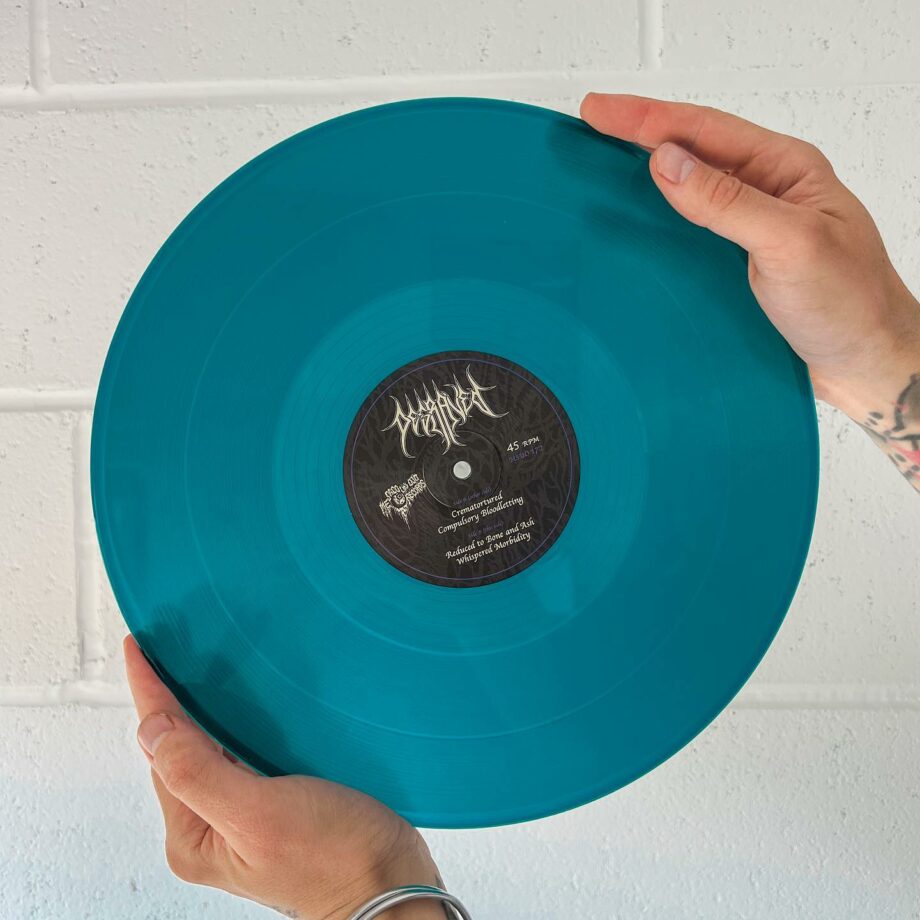 Degraved – Whispered Morbidity (blue vinyl) + Poster