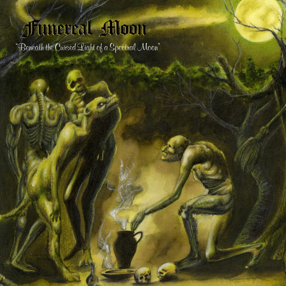 Funereal Moon - Beneath the Cursed Light of a Spectral Moon LP